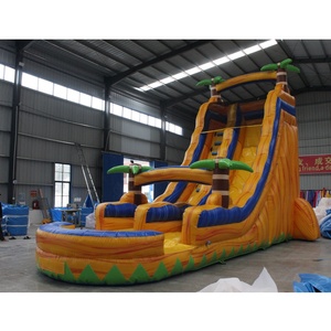 Thương mại khổng lồ trượt nước hồ bơi thư bị trả lại nhà bong bóng trò chơi lâu đài bouncy sân chơi lớn người lớn trượt nước <span class=keywords><strong>Inflatable</strong></span> - Product Image 4