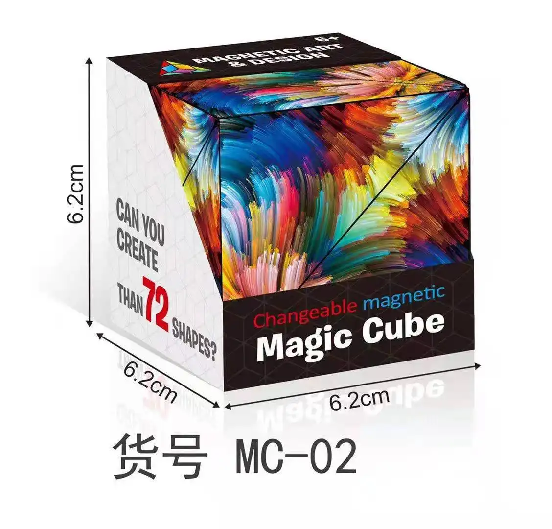 Fidget Cube 72 Shape Magic Cube Fidget Toy Puzzle Toy Educational Toy for Kids