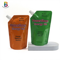 Fabricant de sachets à bec fabricant personnalisé 200ml 250ml emballage de sachets de boisson de poche de gel d'énergie liquide