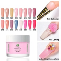 Poudre acrylique colorée personnalisée en usine 56g, poudre à ongles pré-collée, OEM ODM, vente en gros pour salon de manucure, ISO22716 CPNP HALAL