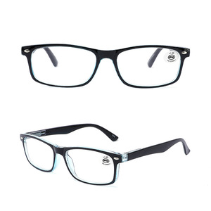 Lunettes de lecture unisexes simples rectangle classique <span class=keywords><strong>rivet</strong></span> déco lunettes de lecture hommes - Product Image 1
