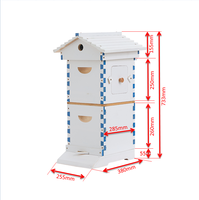 Nouvelle ruche automatique à écoulement libre pour l'apiculture, maison en bois avec 10 cadres