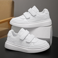 Chaussures de sport pour enfants Cema, pour la marche en plein air, garçons et filles, blanches et noires, décontractées, baskets de course, chaussures de campus, chaussures d'école pour enfants