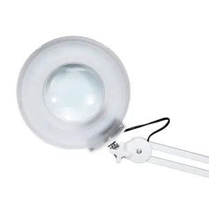 Yüksek kaliteli karartma çapı Lens büyüteç cam lamba katlanabilir masa lambası