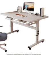 Bureau d'ordinateur réglable, bureau d'étude pliable, bureau d'écriture pour étudiants, table d'apprentissage pour enfants à usage domestique, poste de travail de bureau