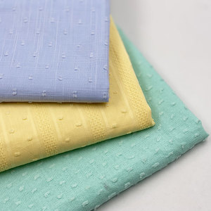 Enfants femmes fantaisie <span class=keywords><strong>plumetis</strong></span> couleur pure <span class=keywords><strong>blanc</strong></span> texture coupe motif série léger tissé 100% coton leno tissu pour robe - Product Image 1