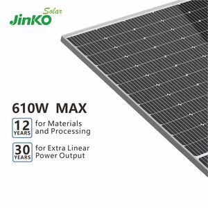 Jinko 610W Single Glass Tiger NEO N Tipo <span class=keywords><strong>Precio</strong></span> de Venta caliente Panel solar Placa cristalina transparente 610W Max - Product Image 5