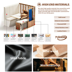 Muebles de Cafetería, Sillón Moderno de Tela, Mesa y Silla de Café, Duraderos para Restaurante, Cafetería, Hotel, Restaurante de Comida Rápida - Product Image 5