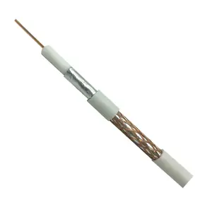 Copper clad steel, 75ohm cable coaxial rg6
