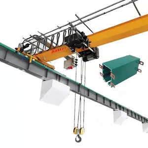 Komay Overhead crane ues insulated overhead rail for mobile consumers
