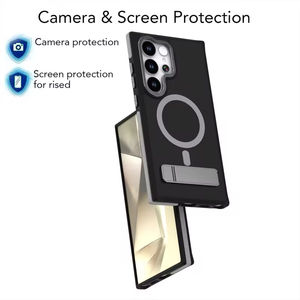 Nouvelle tendance, support magnétique pour voiture à 360 degrés, coque de téléphone en TPU antichoc pour S23 S24 S25 Plus, coque avec béquille - Product Image 5