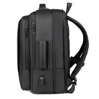 2025 nouveau sac à dos d'ordinateur d'affaires lettre motif Polyester grande capacité extensible unisexe étanche Oxford ordinateur portable voyage