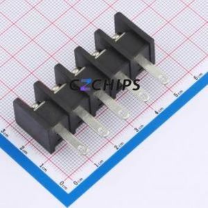 DBT30H-10.0-5P-BK-P Barrier Terminal Block Through hole Component (THT),P=10mm Connector Two Sides 10mm 1x5P Straight Pin - Product Image 2