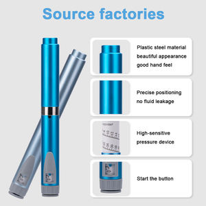 Customizable Adjustable Dose Cartridge <b>Pen</b> 3ml for Cosmetic Liquid Application OEM Reusable Metal Refillable Injection Device - Product Image 3