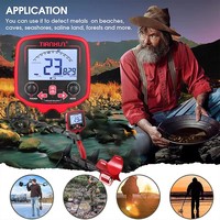 Detektor Logam Emas Tianxun Long Range 3 Meter Kedalaman TX-850L Pencari Emas Detektor Logam Harta Karun 19kHz Sertifikat CE RoHS