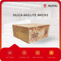 Brique de mullite de silice, réduit la formation d'anneaux dans le clinker de ciment, haute résistance à la compression, bonne résistance aux chocs thermiques