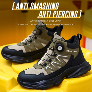 JIANKUN leggero Anti-Smash <span class=keywords><strong>scarpe</strong></span> di sicurezza da uomo a prova di acqua morbido confortevole <span class=keywords><strong>con</strong></span> ammortizzatore automatico fibbia stivali da Sneaker - Product Image 4