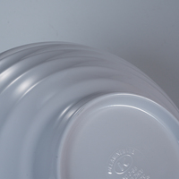 Bol de riz en plastique rond blanc de 7.6 ''en gros bon marché Japon Vaisselle de style mélamine Utilisation de restaurant Vaisselle incassable stockée