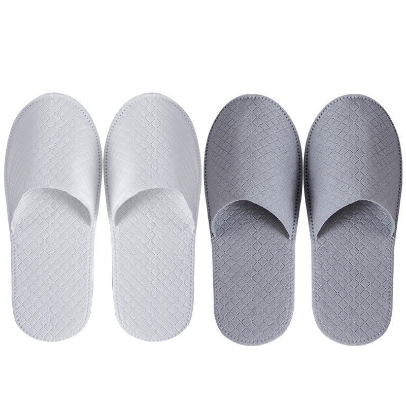Eco-Friendly Disposable Hotel Slippers Ultrasonic Needle-Punched