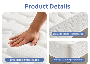 Luxury Memory Foam Latex Pocket Spring Mattress Comfortable Mattress for Hotel Villa Bedroom - Product Image 2