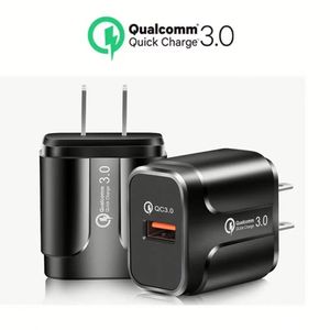 Hot Selling PD <b>USB</b> Charger 18W US/EU <b>Socket</b> 2Pin Single Charging Port Fast Charger QC3.0 Mobile Phone Charger - Product Image 4