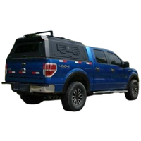Capot de benne rigide en aluminium pour pick-up avec porte-bagages de toit résistant, coque de camping pour Toyota Tundra, idéal pour l'aventure en extérieur