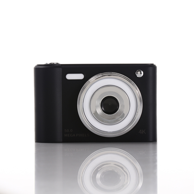 Portable 50MP Retro Digital Camera for Teens 2.4 Inch 8X Zoom Various Beauty Filters SD Card Memory Compact CCD Kids' Camera T1