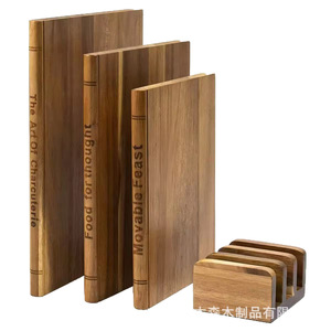 Juego de Tablas de Cortar de Madera de Acacia con Base de 27 cm, 24 cm y 21 cm, Multifuncional para Uso en la Cocina - Product Image 2