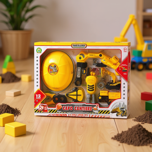 Juego de herramientas Capo Cantiere de 12 piezas, juguete de construcción para niños de 3 años en adelante - Product Image 3