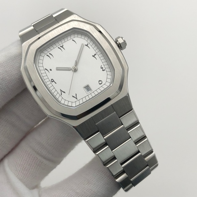 Factory Wholesale Men Arabic Dial Watch Top Brand New Design Custom Arabic Dial Watch Stainless Steel Arabic Dial Watch for Men
