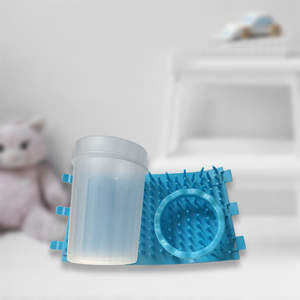 ถ้วยล้างเท้าสุนัขสำหรับกรูมมิ่งสัตว์เลี้ยง แบบพกพา ใช้งานกลางแจ้ง เป็นมิตรกับสิ่งแวดล้อม ทำจากยาง - Product Image 5