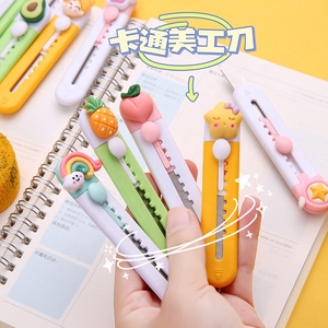 Kawaii mignon bureau école papeterie papier coupe couteau utilitaire pliant - Product Image 2