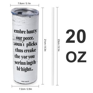 Gobelet isotherme en acier inoxydable 20 oz, design personnalisé, pour usage quotidien - Product Image 1