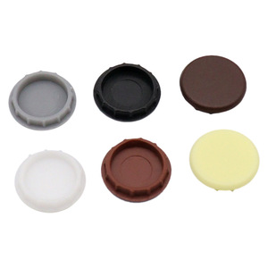 Disiwei Cache-trou rond en plastique de 12 mm, connecteur de roue excentrique demi-taille pour l'assemblage de meubles - Product Image 4