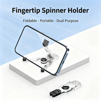 Support de gyroscope réglable pour doigt K72 avec rotation à 360° °   Compatible avec toutes les tailles de téléphones et d'iPads, peut être accroché aux clés, aux sacs