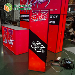 Xách tay 10x10 nhôm <span class=keywords><strong>LED</strong></span> quảng cáo hộp Đèn tùy chỉnh vải seg triển lãm lightbox cho cửa hàng & <span class=keywords><strong>Menu</strong></span> hiển thị thương mại cho thấy - Product Image 2