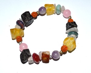 Acheter en ligne Pierre précieuse Bracelets tendance multi-pierres Bracelets tendance stylés à vendre - Product Image 1