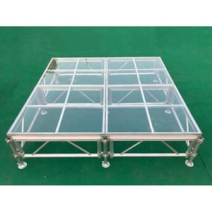 Scène de piscine transparente en alliage d'aluminium Dragonstage, petite scène musicale extérieure, légère, réglable, capacité de charge de 750 kg/m² - Product Image 4