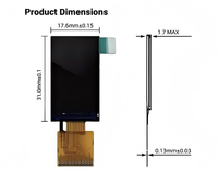 Module d'affichage LCD TFT de 1,14 pouce 135x240 Écran LCD TFT SPI 4 lignes pour appareils portables intelligents