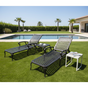 HIFINE HFCL-001 Silla de <span class=keywords><strong>Ruedas</strong></span> Reclinable de Aluminio para Exteriores, Tumbona para Tomar el Sol - Product Image 6