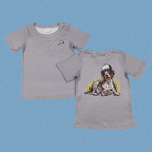 เสื้อยืดแขนสั้นพิมพ์ลายสุนัขเสื้อสำหรับเด็กผู้หญิงเสื้อผ้าสำหรับฤดูร้อน - Product Image 6