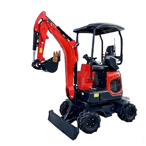 EURO 5 Rad-Minibagger 1,5 Tonnen 0,02m³ Schaufel Kleiner Radbagger für Gartenbau Gebrauchter Bagger zum Verkauf - Product Image 1