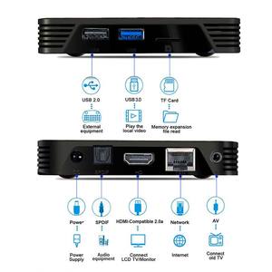 Boîtier TV intelligent Em Android 9.0 K10 Amlogic S905X3, double WiFi 2.4G/5G, BT 4.1, lecteur multimédia 8K H.265 - Product Image 4