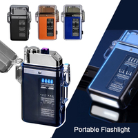 Briquet électrique rechargeable USB, étanche et lavable, à arc plasma moderne sans flamme, pour le camping en extérieur