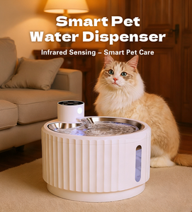 Distributeur d'eau automatique pour chat, capacité de 2,8 L, produits intelligents pour animaux de compagnie, fontaine à eau intelligente pour chat, bol à boire pour animaux de compagnie - Product Image 2