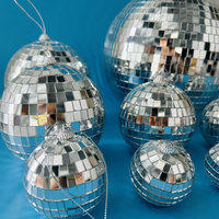 Kit de boules disco miroir 20cm 30cm 8" 12" - Design personnalisé à paillettes, boules en plastique de haute qualité pour anniversaires, mariages, maison