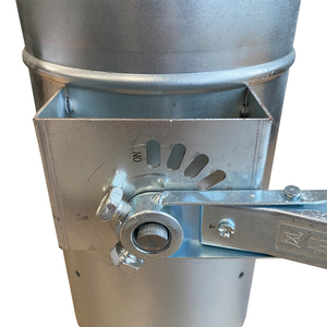 HVAC Thép Mạ Kẽm Mới Hướng Dẫn Sử Dụng Vòng Điều Khiển Khối Lượng Ống Dẫn Khí Van Điều Tiết Nhà Máy Bán Hàng - Product Image 6