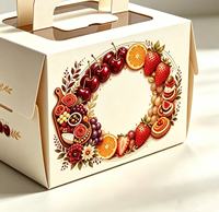 Boîte à gâteau carrée avec logo personnalisé, pelliculage mat et grande fenêtre transparente pour pâtisserie, pâtisserie maison, vente au détail de desserts