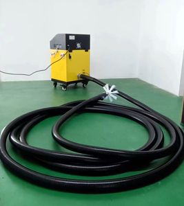 Robot de nettoyage de conduits électrique commercial de qualité professionnelle, nettoyeur de ventilation avec une puissance de 3600 W et un tuyau flexible de 15 m - Product Image 4