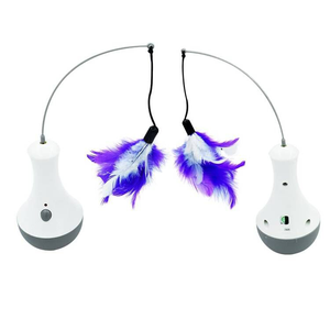 Teleskop Tod Katze-Stift Federn interaktives Spielzeug Katze-Stift Plus 5 Katzenfänger Ersatz Nachfüllen - Product Image 4